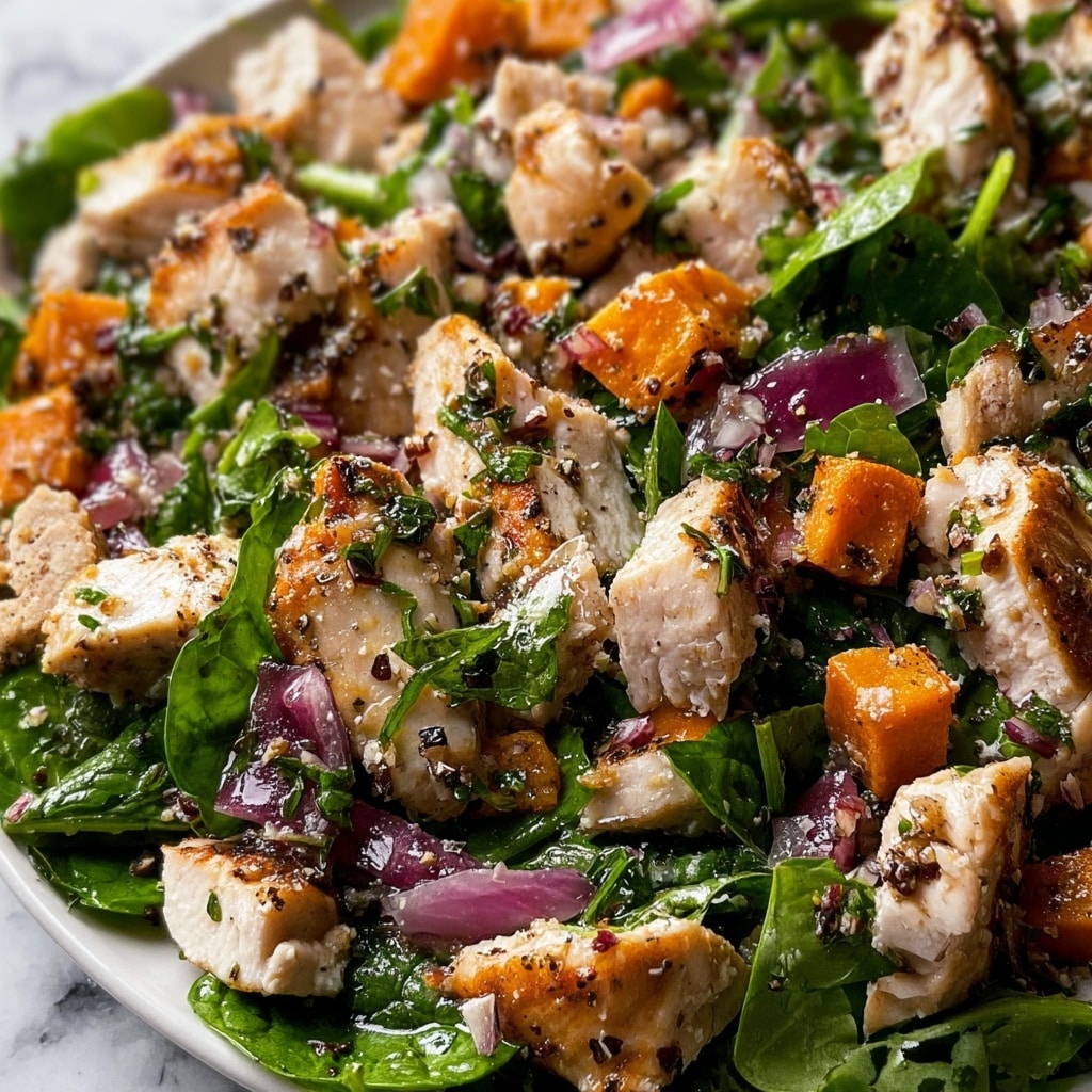 Persian Chicken Salad with Herbs, Pomegranate Seeds, and Lemon Dressing Recipe - Recipe Image