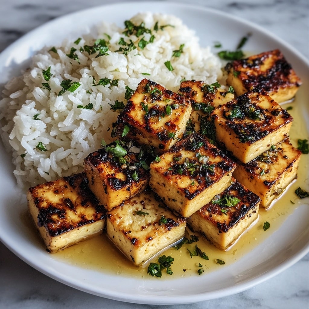 Garlic Herb Butter Tofu Recipe - Recipe Image