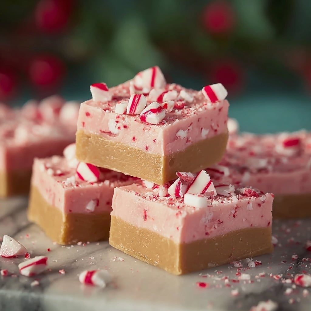 The Joy of Candy Cane Fudge Recipe - Recipe Image