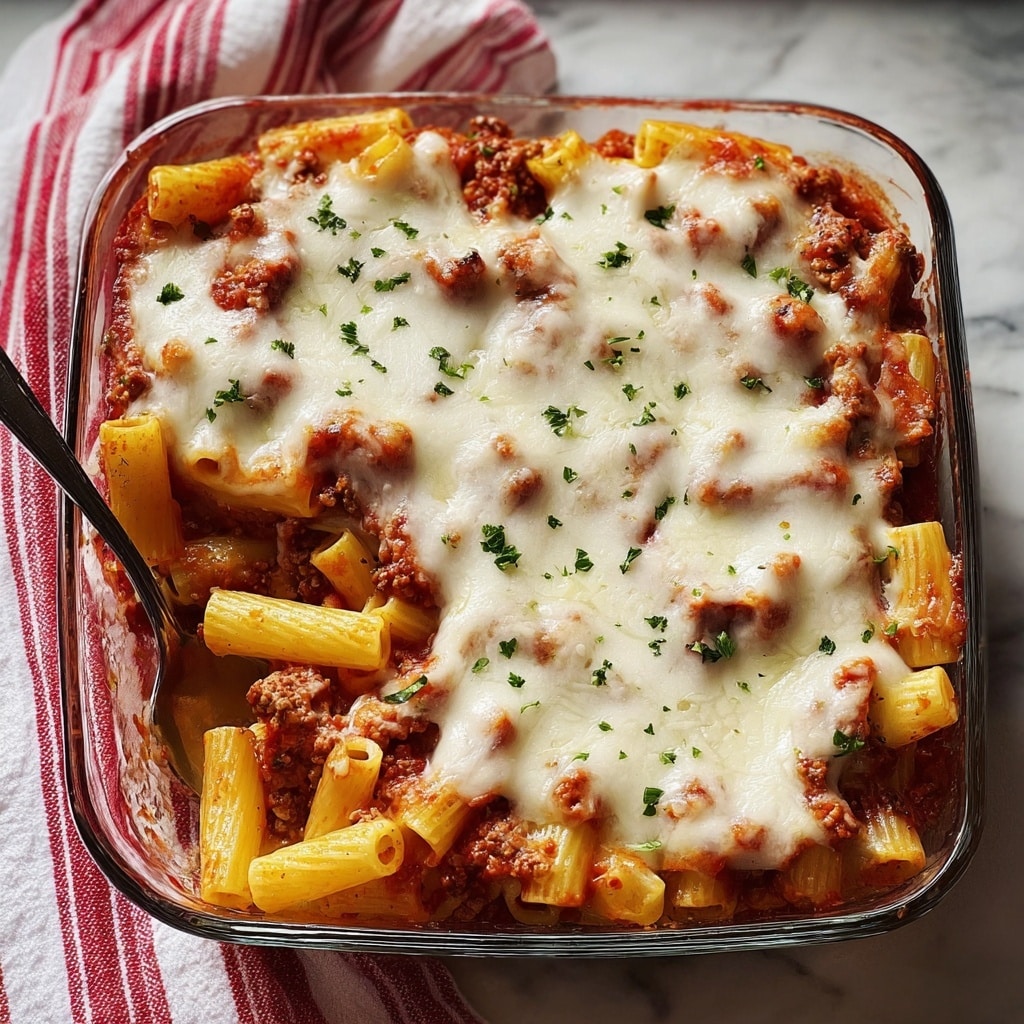 Delicious Meatless Baked Ziti Recipe - Recipe Image