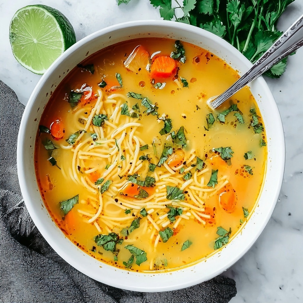 Thai Coconut Curry Soup Recipe - Recipe Image