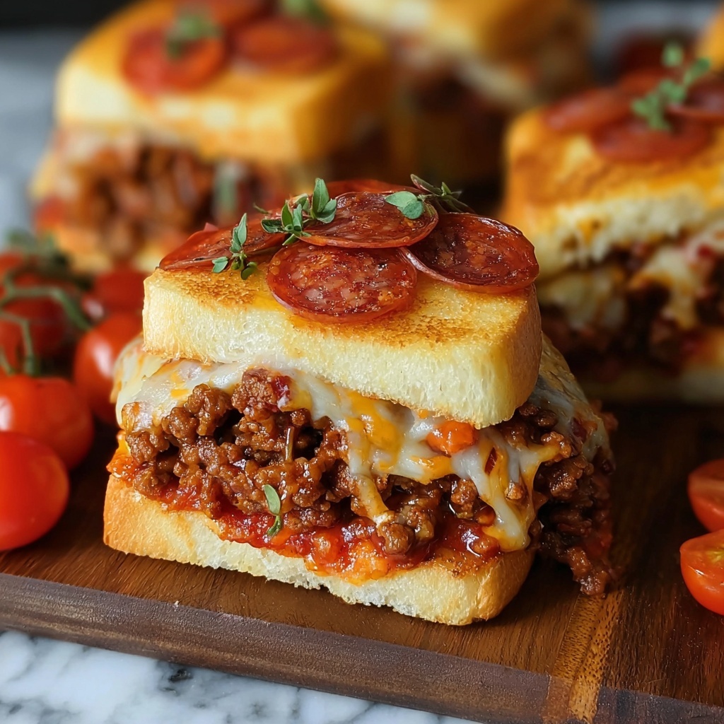 Pepperoni Pizza Sloppy Joes Recipe - Recipe Image