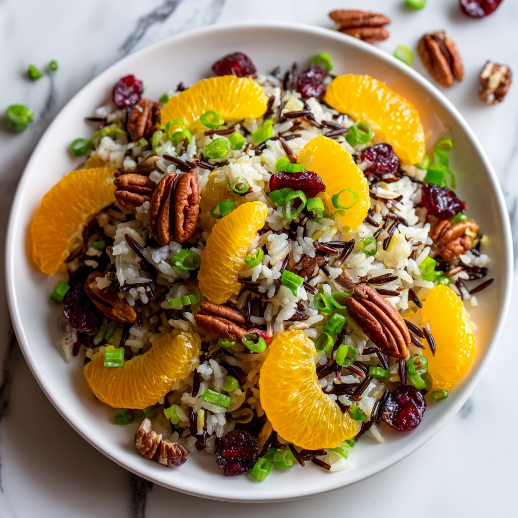 Wild Rice Salad with Orange and Cranberries Recipe - Recipe Image