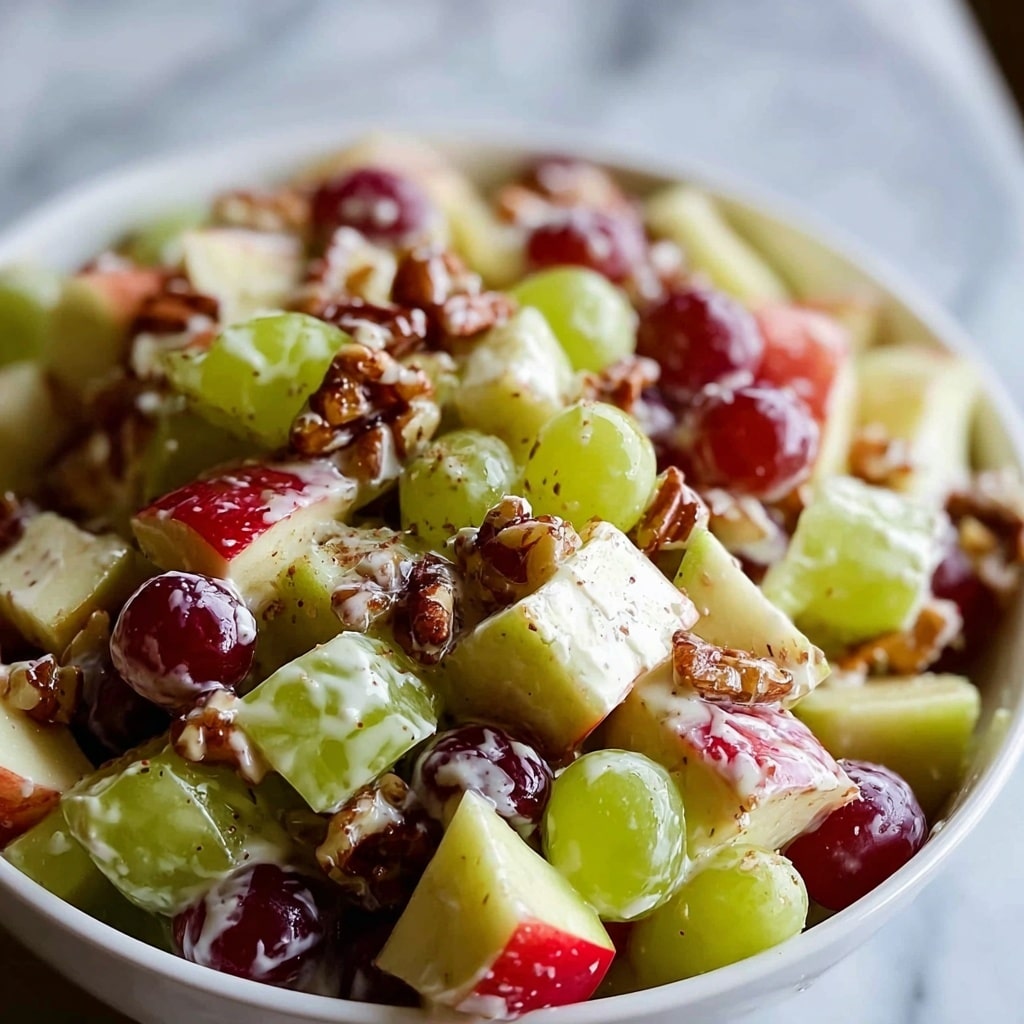 Apple Salad with Cranberries, Pecans, and Grapes Recipe - Recipe Image