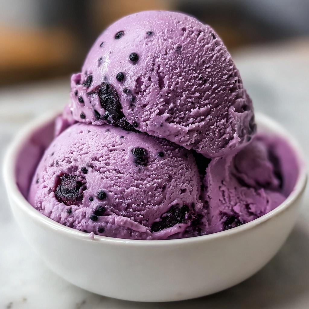 Blueberry Ice Cream Recipe - Recipe Image