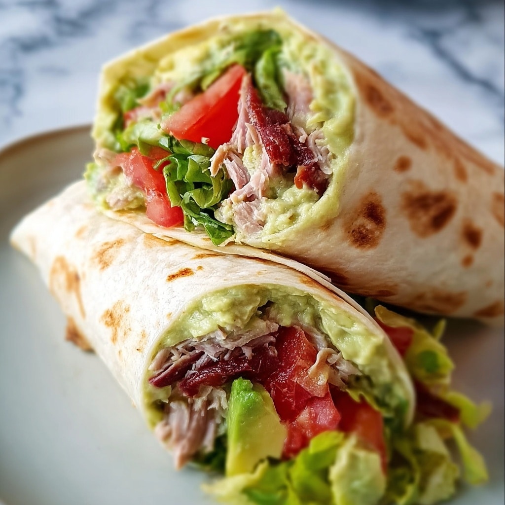 Avocado Chicken Salad Wrap Delight Recipe - Recipe Image
