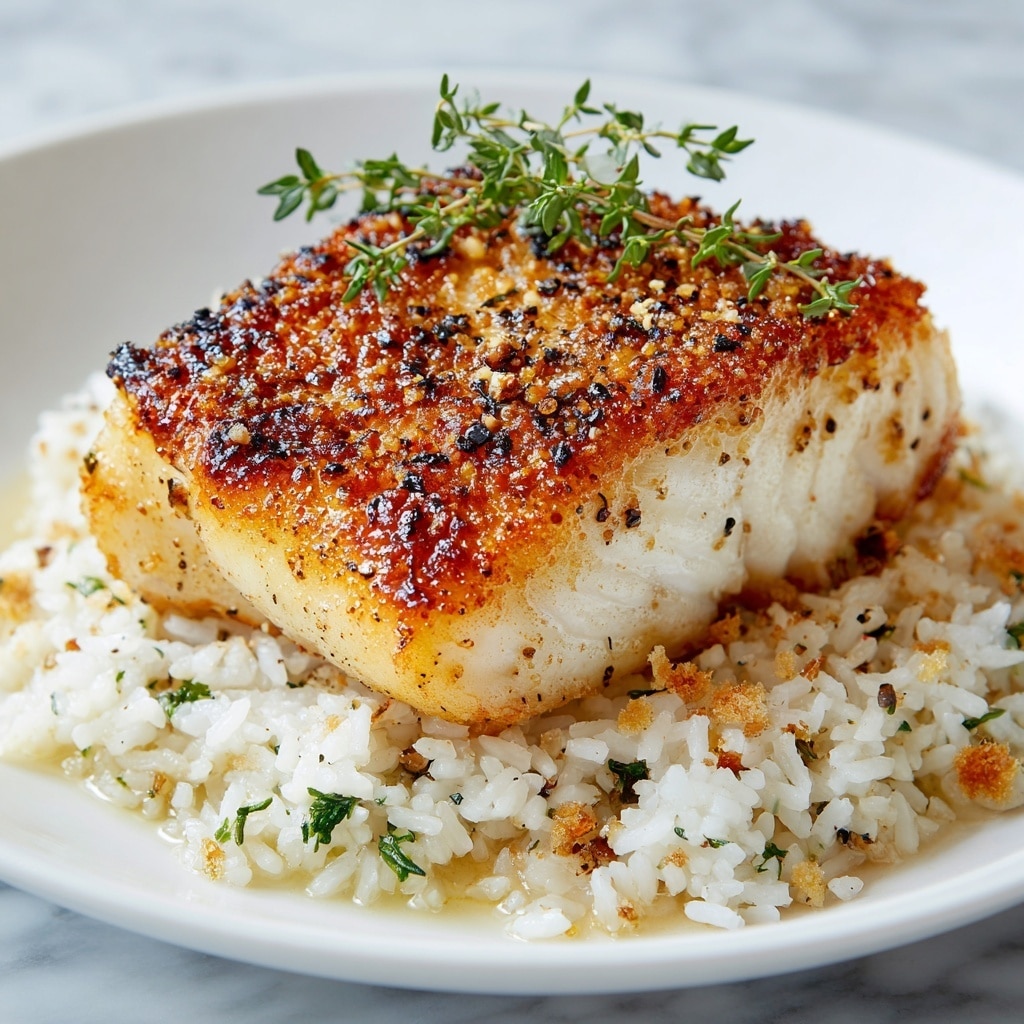 Heavenly Baked Halibut with Lemon and Parsley Recipe - Recipe Image