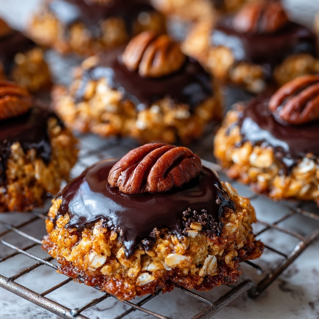 Easy No Bake Pecan Coconut Praline Cookies Recipe - Recipe Image