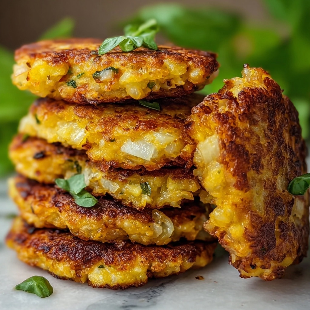 Cabbage Patties with Dill Yogurt Sauce Recipe - Recipe Image