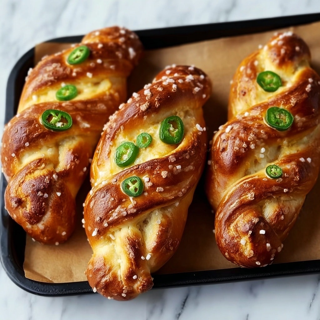 Jalapeno Cheddar Pretzel Twists Recipe - Recipe Image