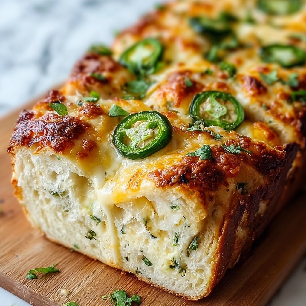 Jalapeño Popper Cheese Bread Recipe - Recipe Image