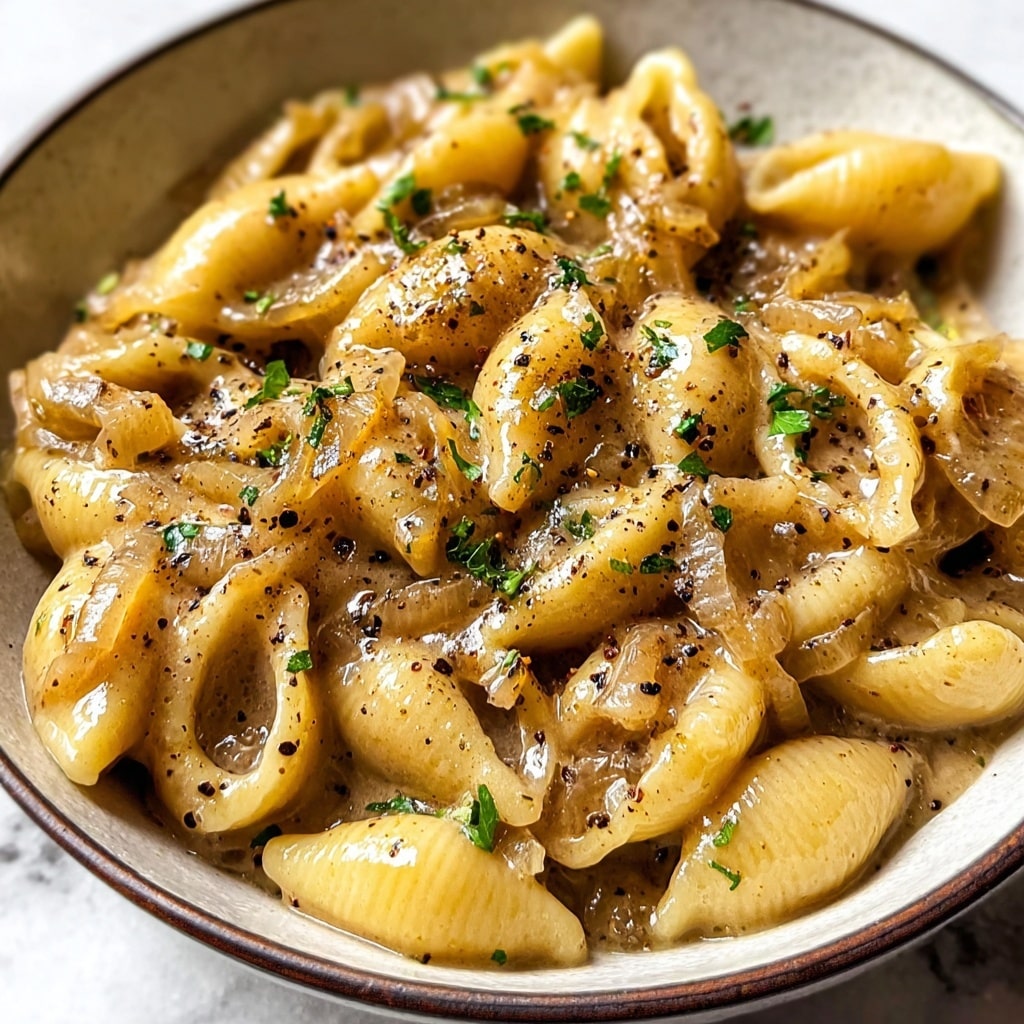 French Onion Pasta Recipe - Recipe Image