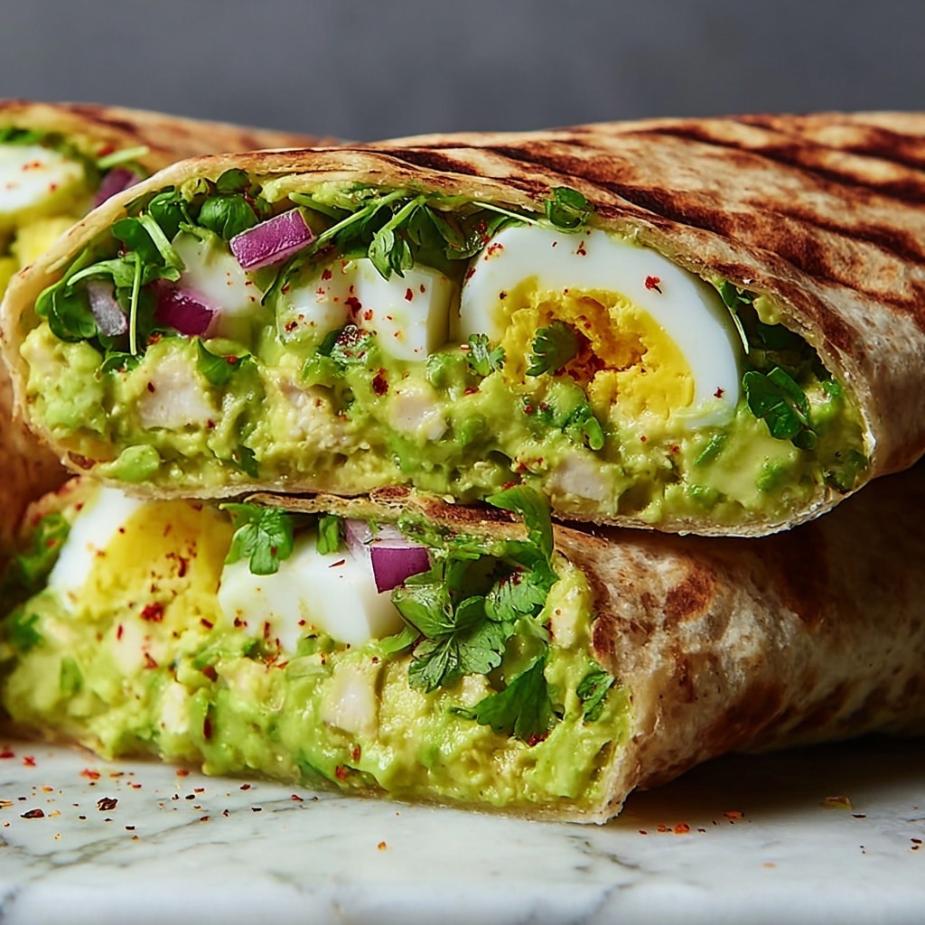 Avocado Egg Salad Roll-Ups Recipe - Recipe Image