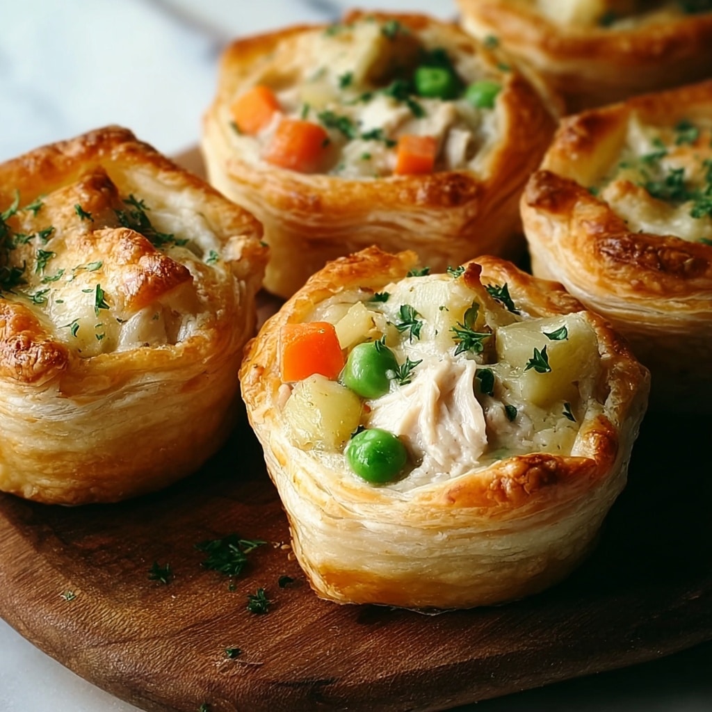 Mini Chicken Pot Pies Recipe - Recipe Image