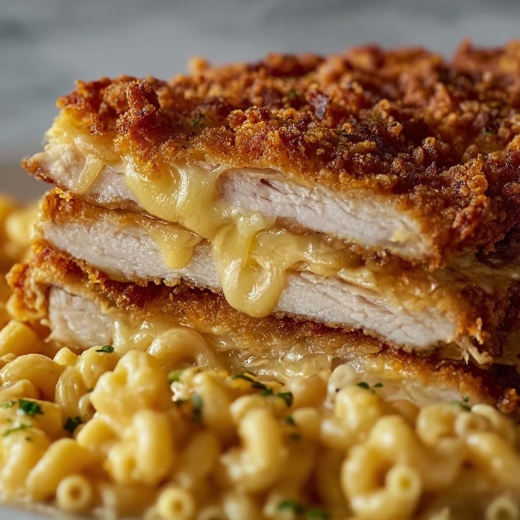 Southern Fried Chicken with Creamy Mac and Cheese Recipe - Recipe Image