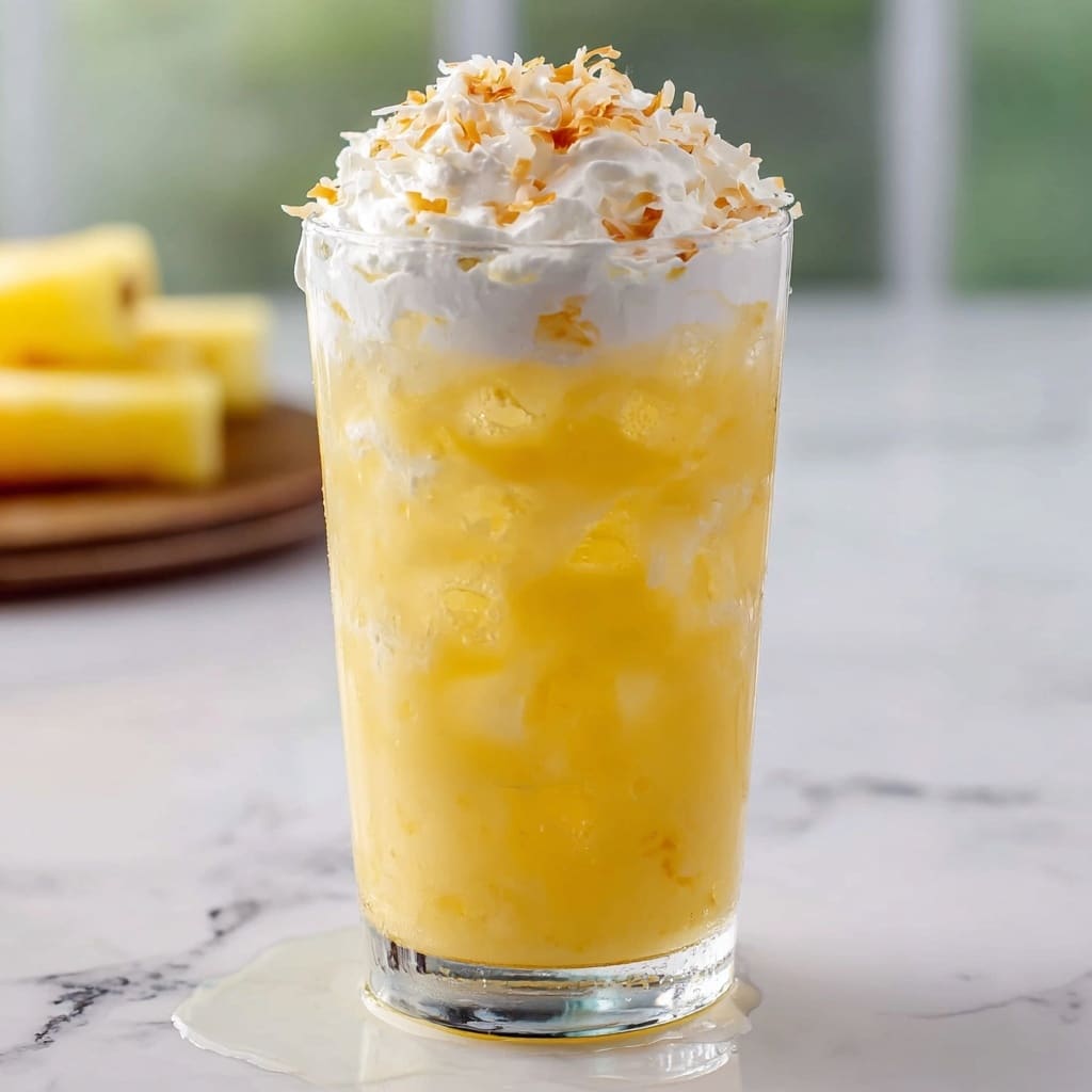 Refreshing Homemade Pineapple Italian Soda Recipe - Recipe Image