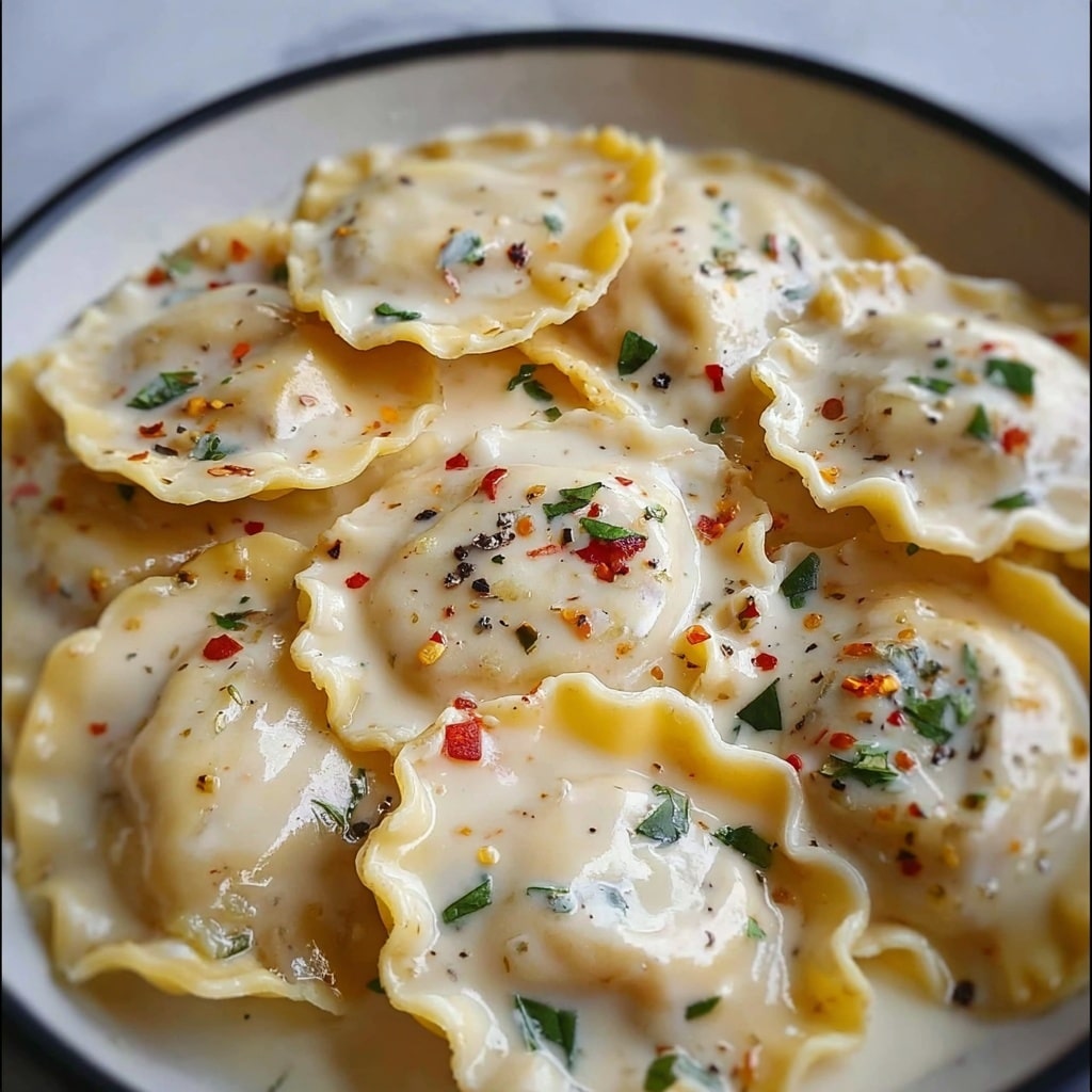 Creamy Crockpot Tortellini Recipe - Recipe Image