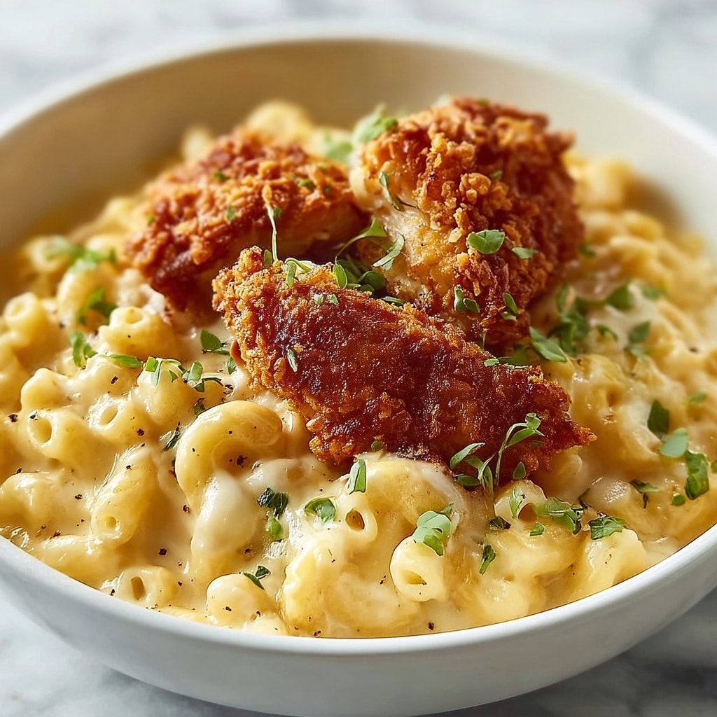 Honey Pepper Chicken Mac and Cheese Recipe - Recipe Image