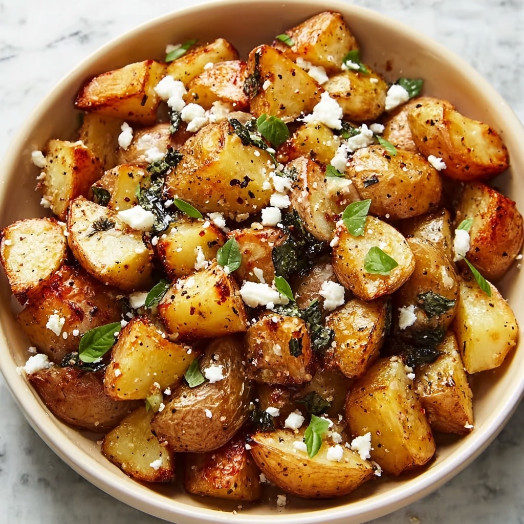 Greek Feta Roast Potatoes Recipe - Recipe Image