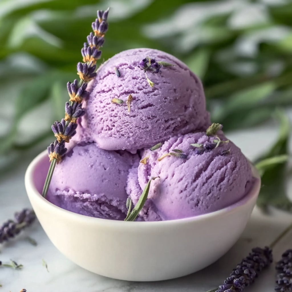 Lavender Ice Cream Recipe - Recipe Image