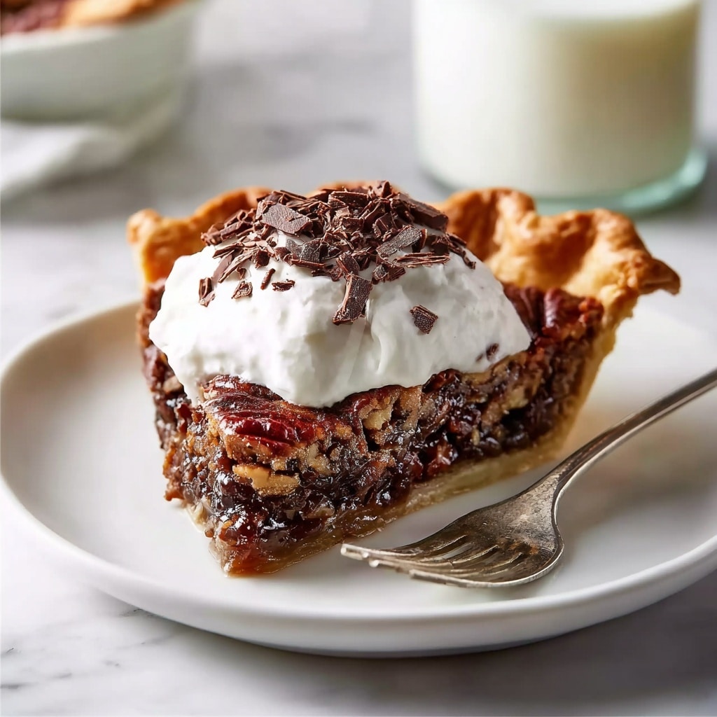 Dark Chocolate Pecan Pie Recipe - Recipe Image