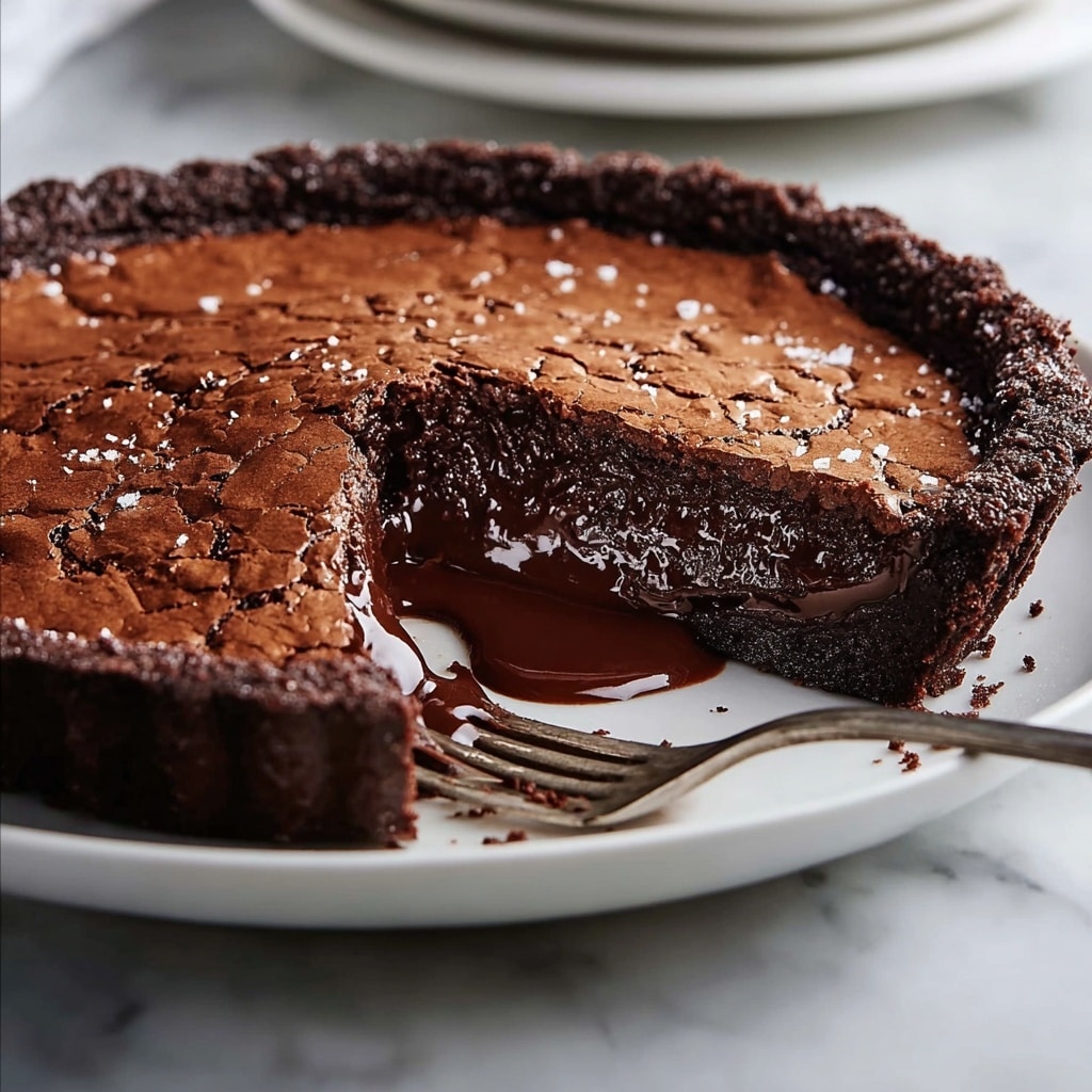 Gooey Brownie Pie Recipe - Recipe Image