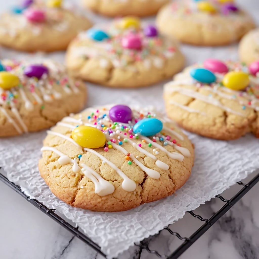 Pastel Candy-Centered Butter Cookies Recipe - Recipe Image