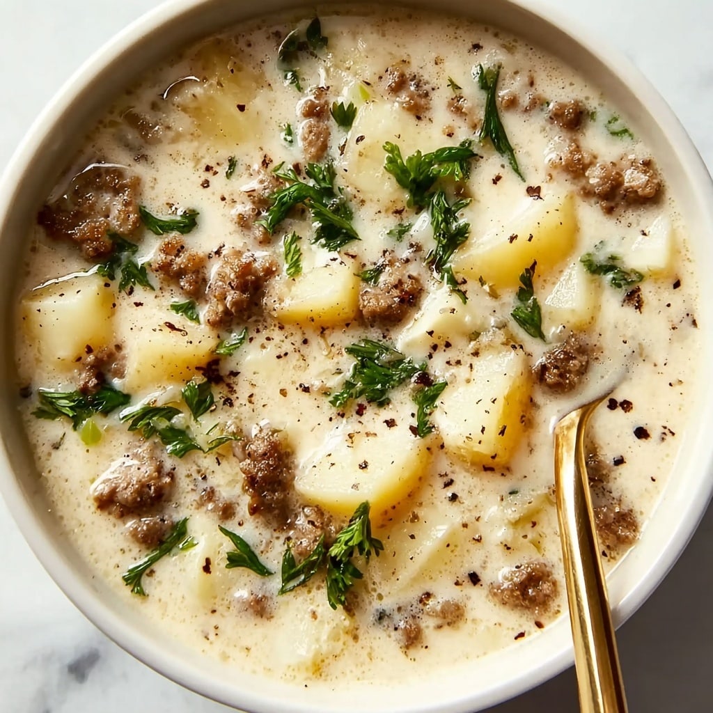 Creamy Italian Sausage Soup Recipe - Recipe Image