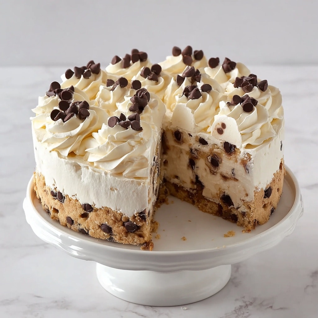 Chocolate Chip Cookie Ice Cream Cake Recipe - Recipe Image