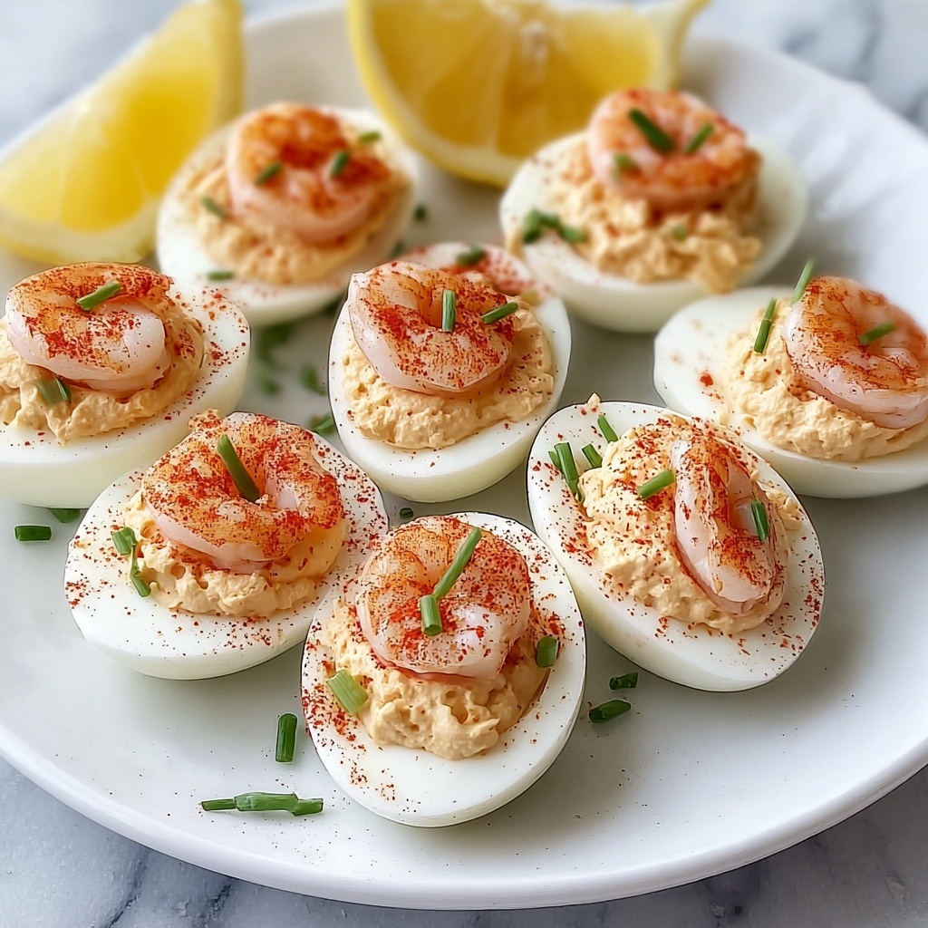 Cajun Shrimp Deviled Eggs Recipe - Recipe Image