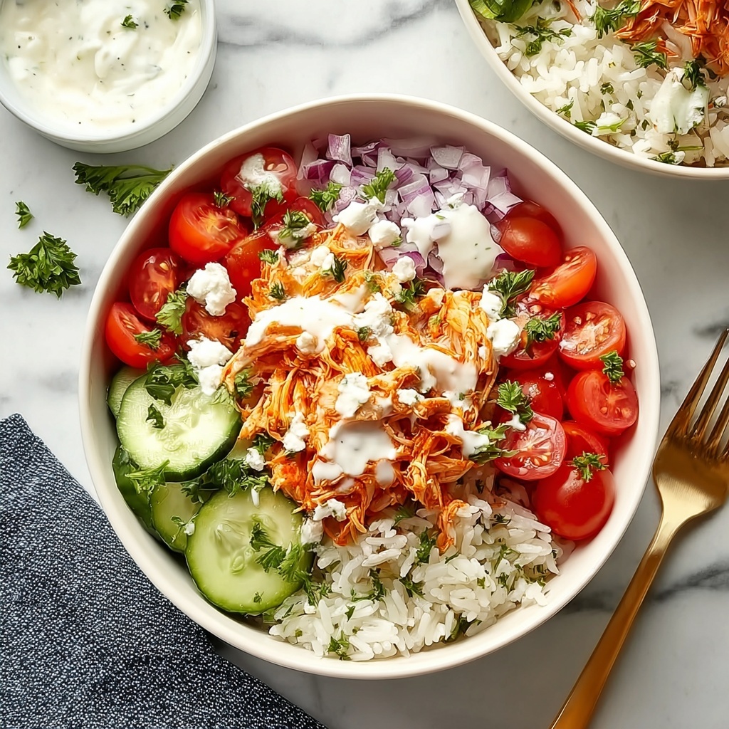 Quick Buffalo Chicken Rice Bowl Recipe - Recipe Image