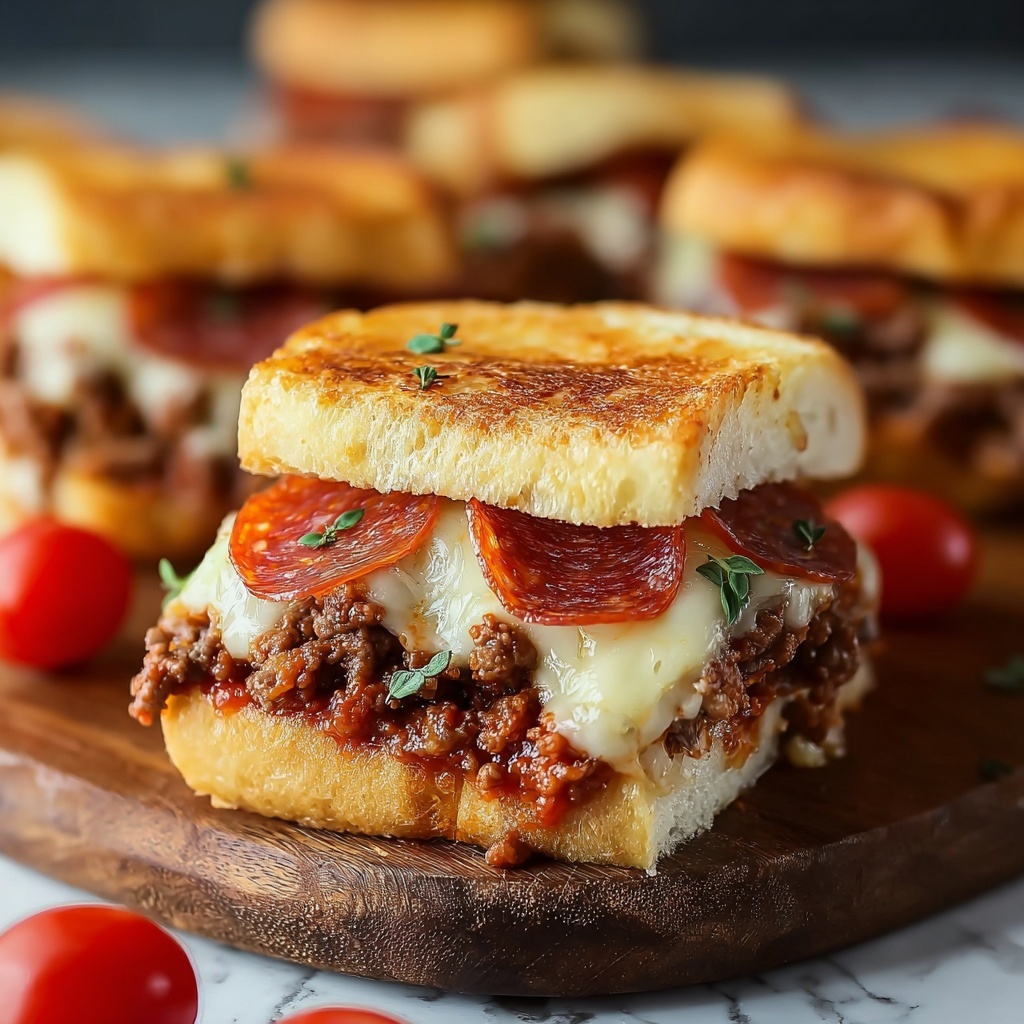 Pepperoni Pizza Sloppy Joes Recipe - Recipe Image