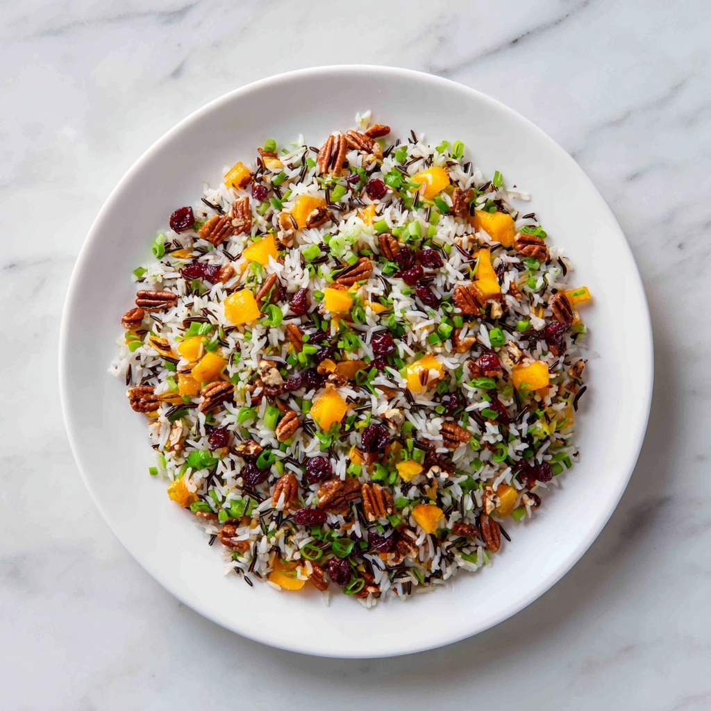 Wild Rice Salad with Orange and Cranberries Recipe - Recipe Image