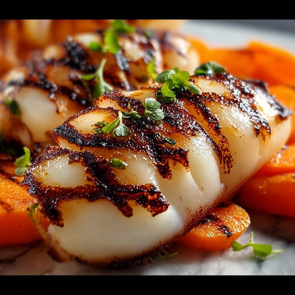 Grilled Lobster Tails with Garlic Butter Recipe - Recipe Image