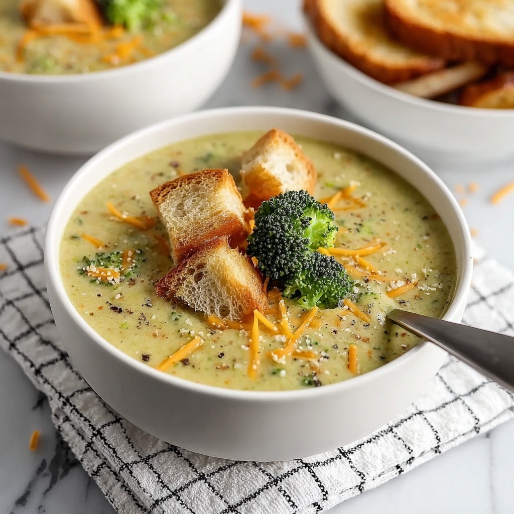 Creamy Broccoli Cheese Soup Recipe - Recipe Image