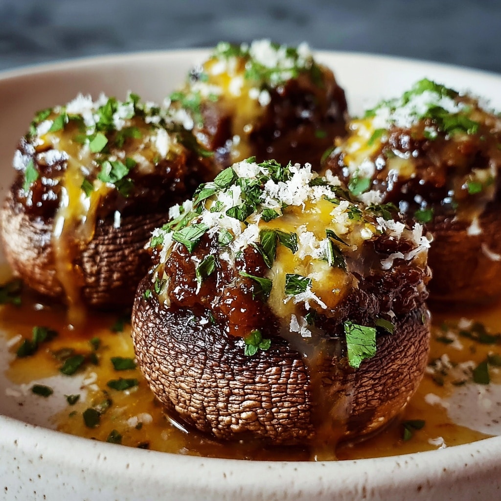 Classic Stuffed Mushrooms Recipe - Recipe Image
