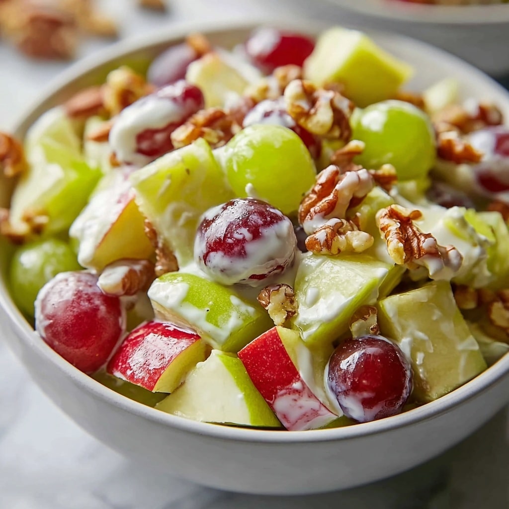 Apple Salad with Cranberries, Pecans, and Grapes Recipe - Recipe Image