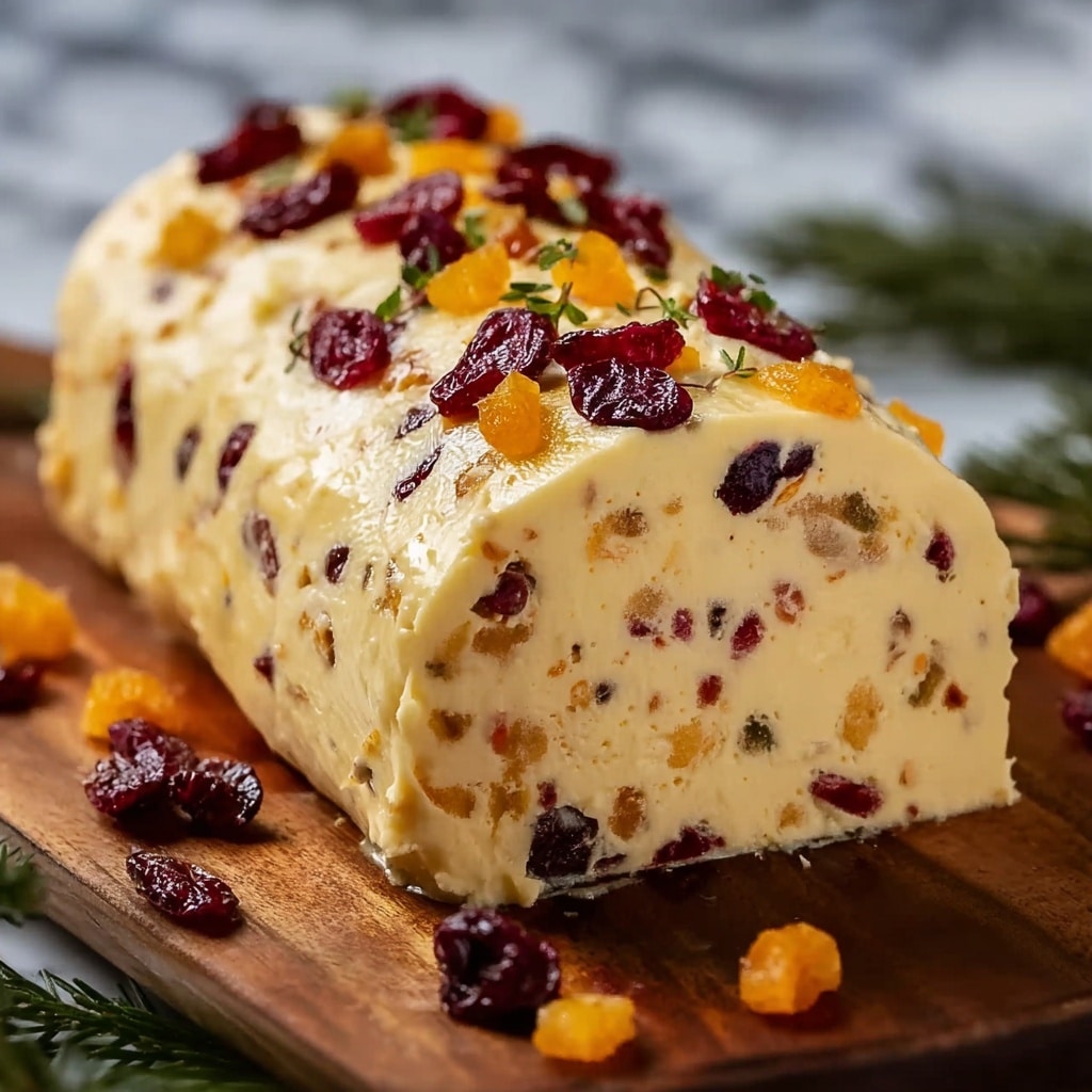Orange Cranberry Cheese Log Recipe - Recipe Image