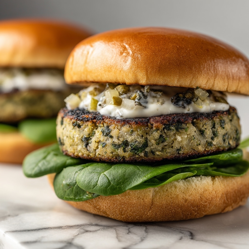 White Cheddar Spinach Chicken Burgers Recipe