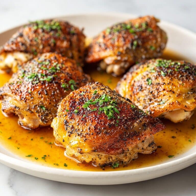 Baked Chicken Thighs with Crispy Skin Recipe