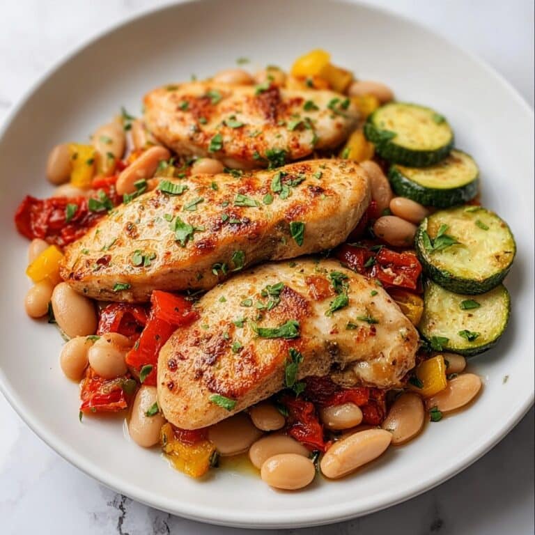 Healthy Spanish Chicken and Beans Recipe