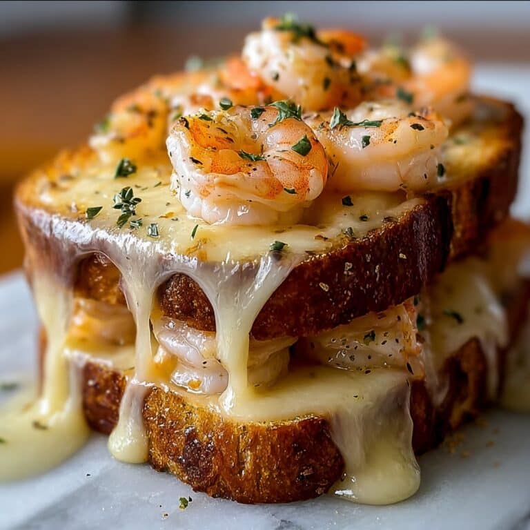 Ultimate Shrimp and Cheese Toast with Garlic Bread Recipe