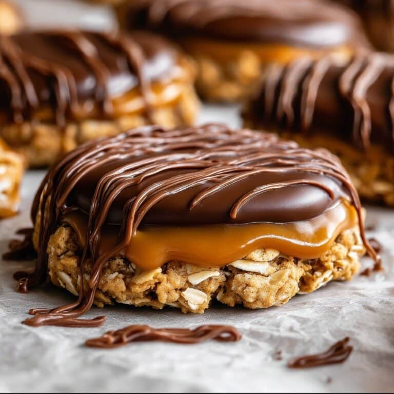 Peanut Butter Chocolate Caramel Cookies Recipe