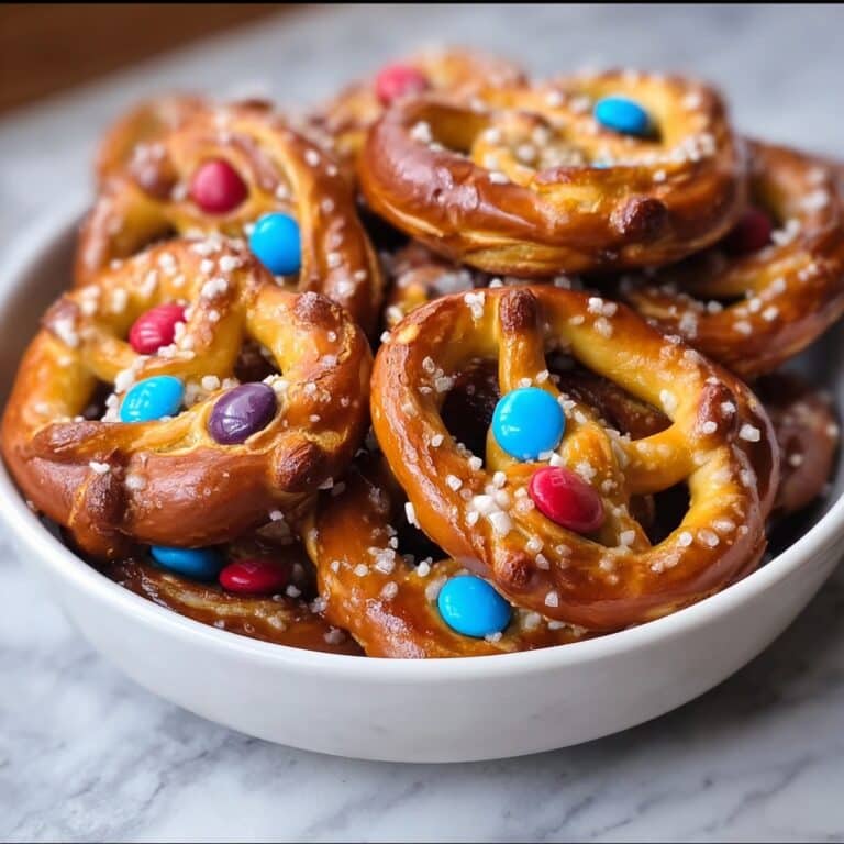 Rolo Pretzels with M&M Candies Recipe