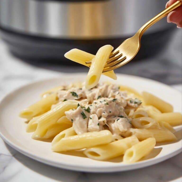 Slow Cooker Creamy Chicken and Penne Recipe
