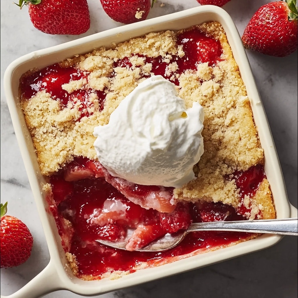 Strawberry Cheesecake Dump Cake Recipe