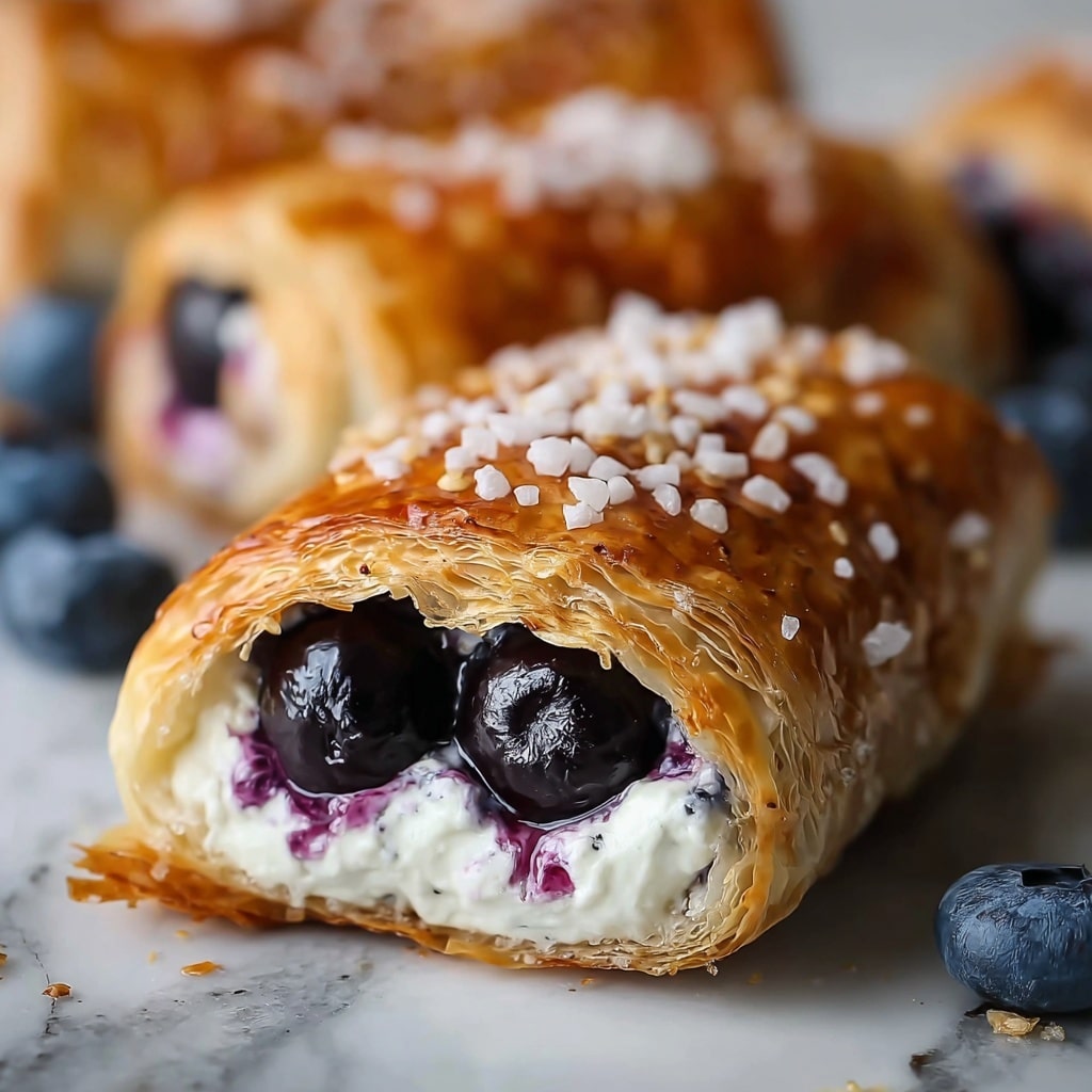 Blueberry Cream Cheese Egg Rolls Recipe