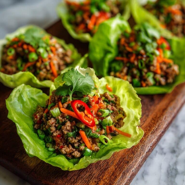 Easy Chicken Larb Lettuce Wraps to Try Today Recipe