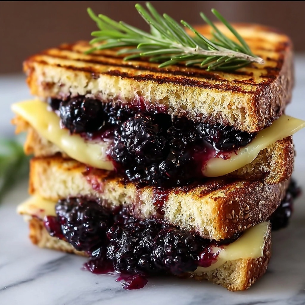 Blackberry Balsamic and Brie Grilled Cheese Recipe