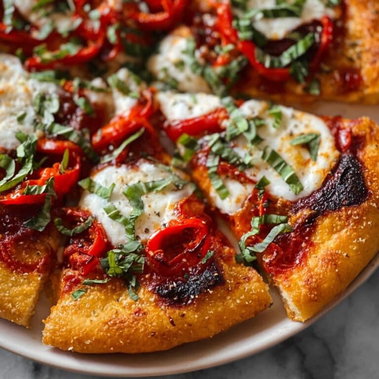 Calabrian Chili Roasted Red Pepper Pizza: A Spicy Twist on Classic Pizza Recipe